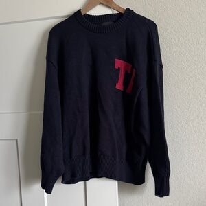 TALA Navy Blue Essentials Sweater
